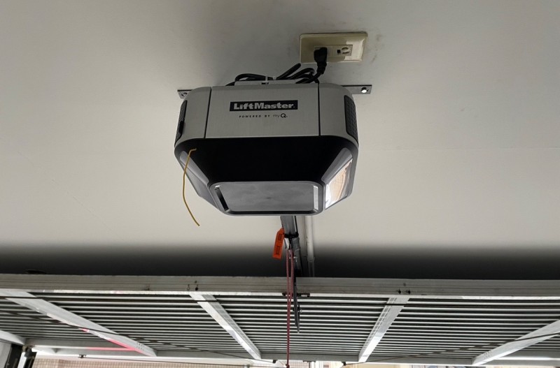 オーバードア　開閉機・レール交換