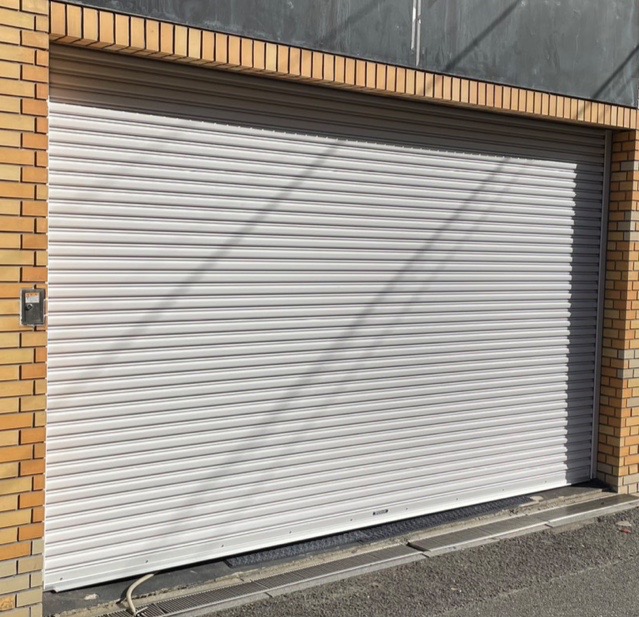 電動シャッター　スラット交換