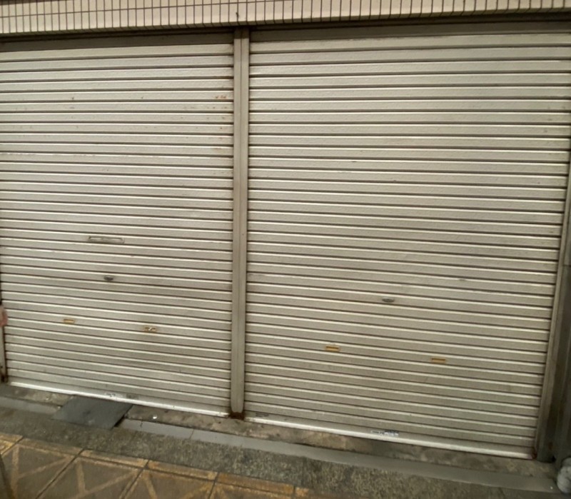 手動シャッター　スラット部分交換