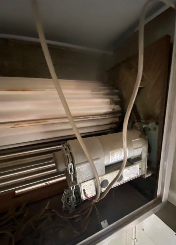 電動シャッター　開閉機交換