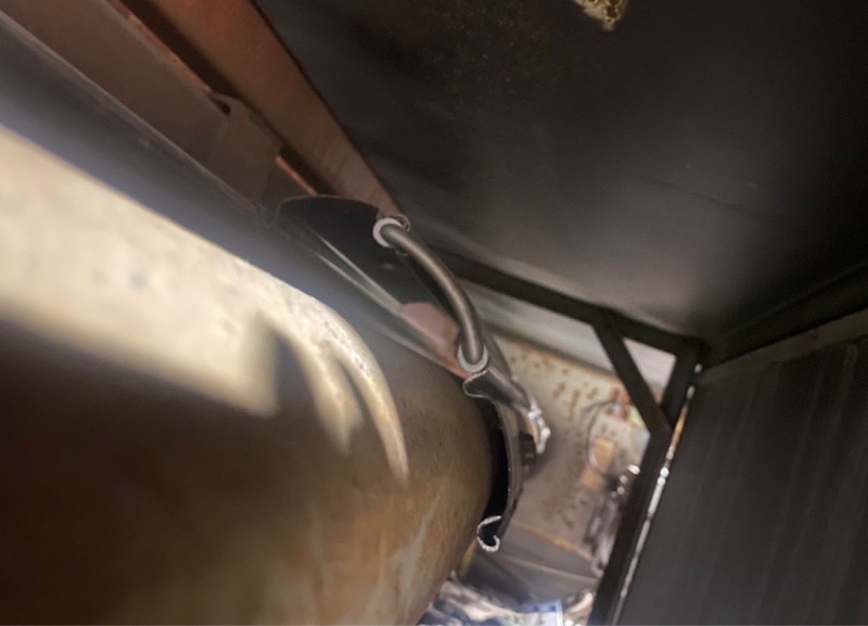 電動シャッター　吊元交換