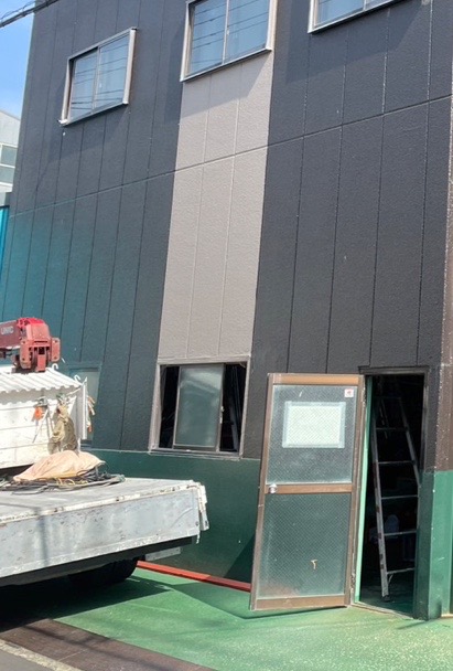 電動シャッター　新規設置