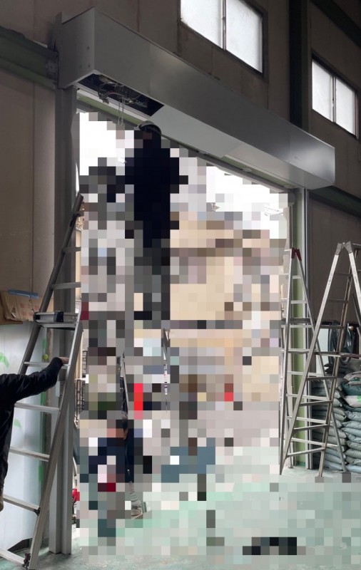 電動シャッター　新規設置