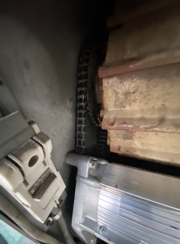 電動シャッター　開閉機交換工事