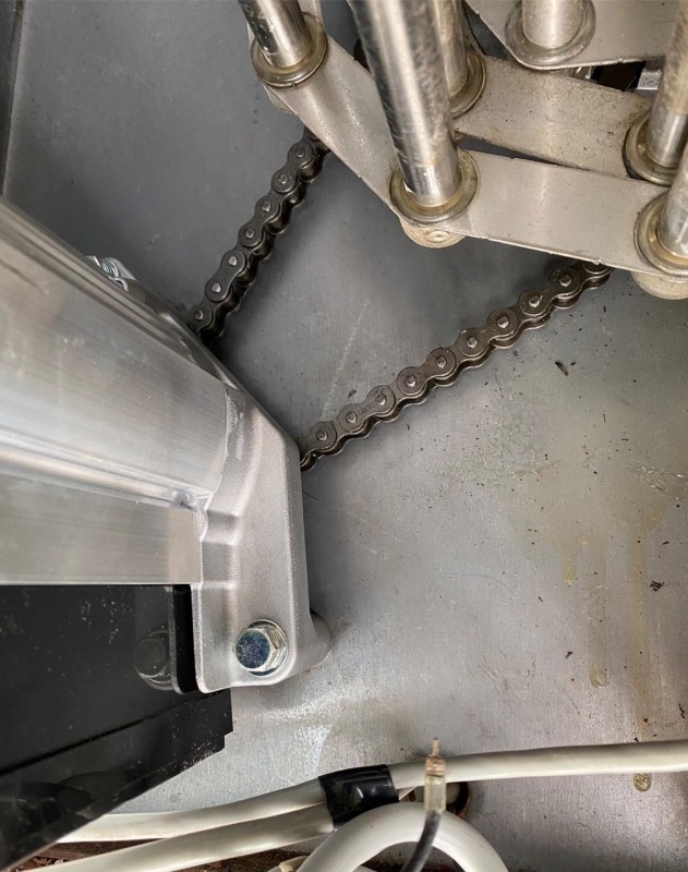 電動シャッター　開閉機交換工事