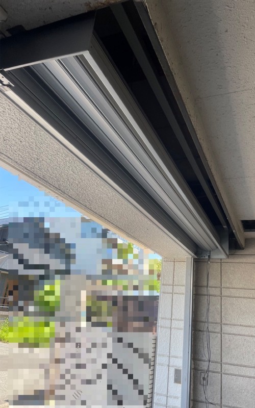 電動シャッター　設置工事