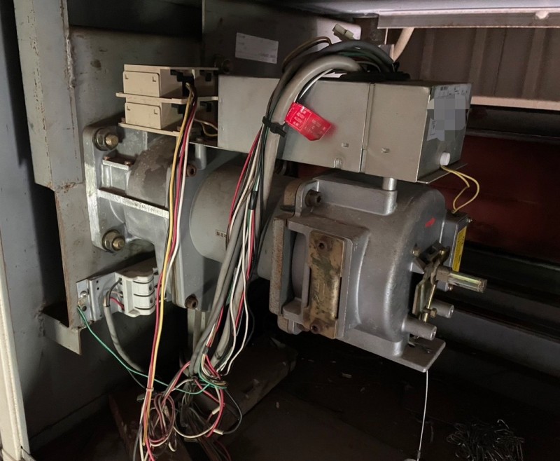 電動シャッター　開閉機交換工事