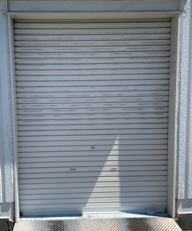 手動シャッター　スラット部分交換