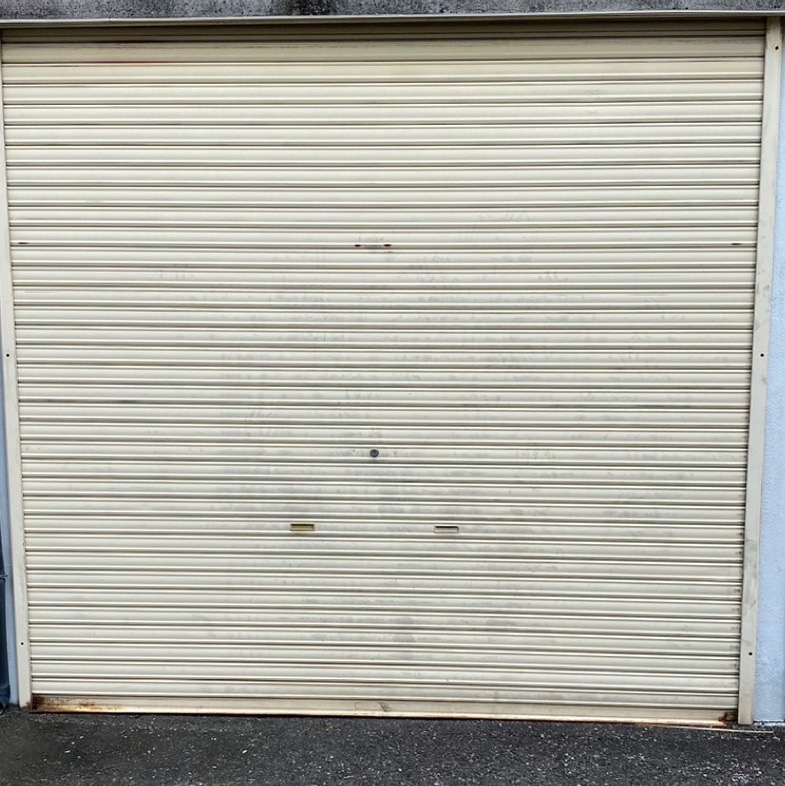 手動シャッター　座板交換