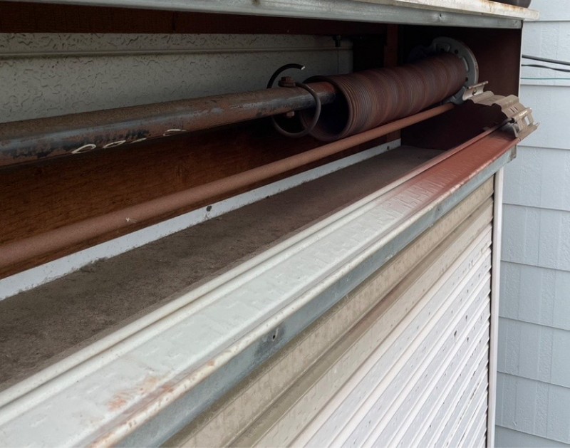 手動シャッターの電動化工事