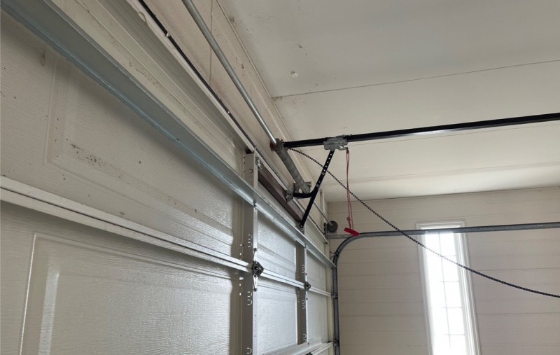 リフトマスター　チェーン修理作業