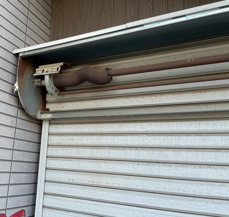 手動シャッターの電動化工事