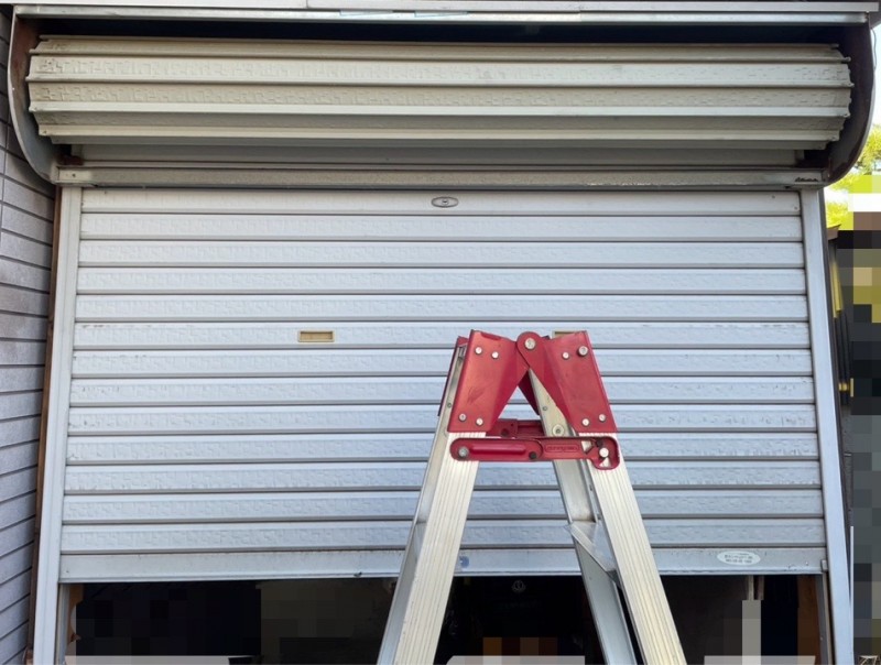 手動シャッターの電動化工事