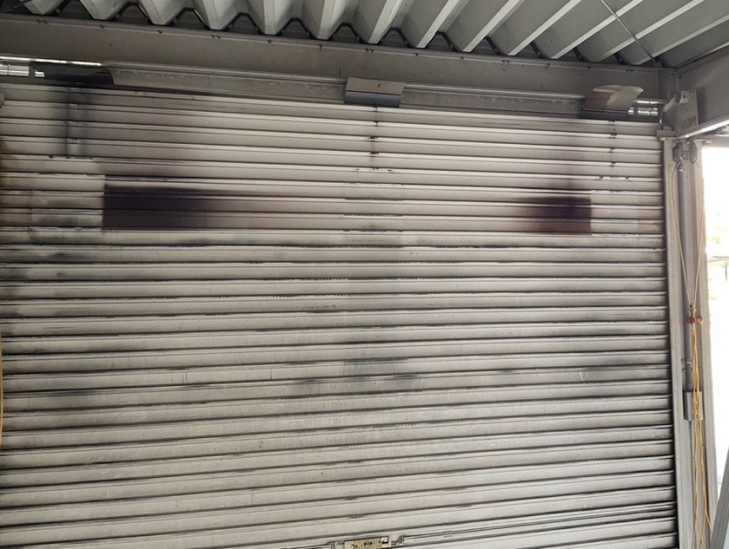 手動シャッターの電動化工事