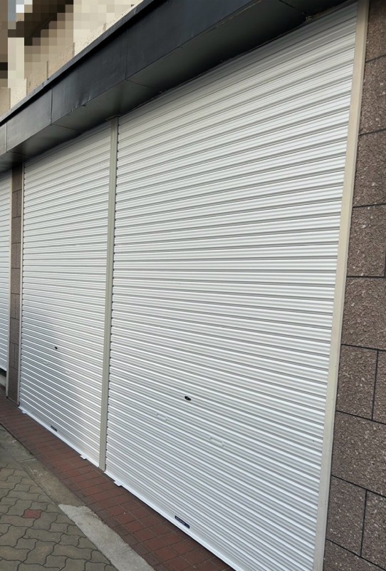 手動シャッターの交換工事