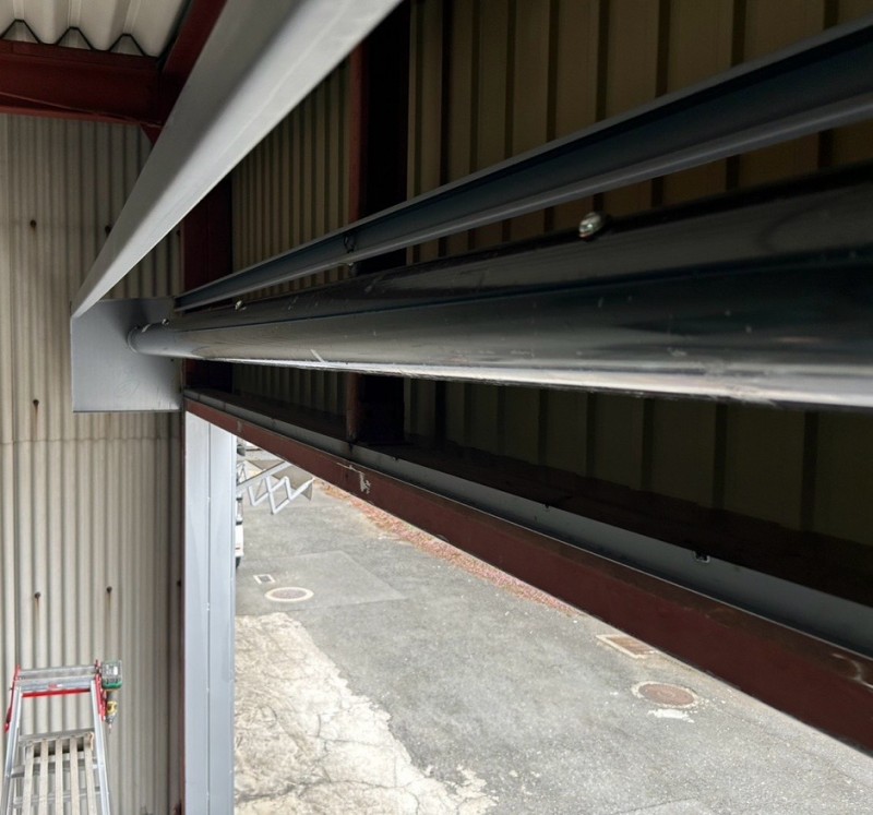 電動シャッター　交換工事