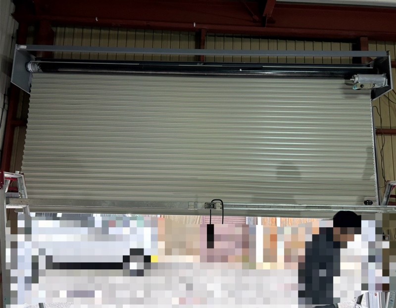 電動シャッター　交換工事