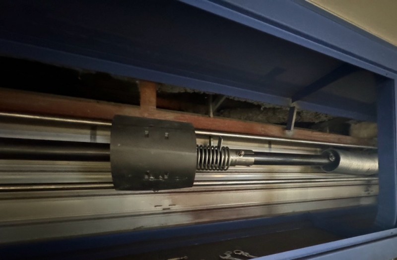 手動シャッター　シャフト交換