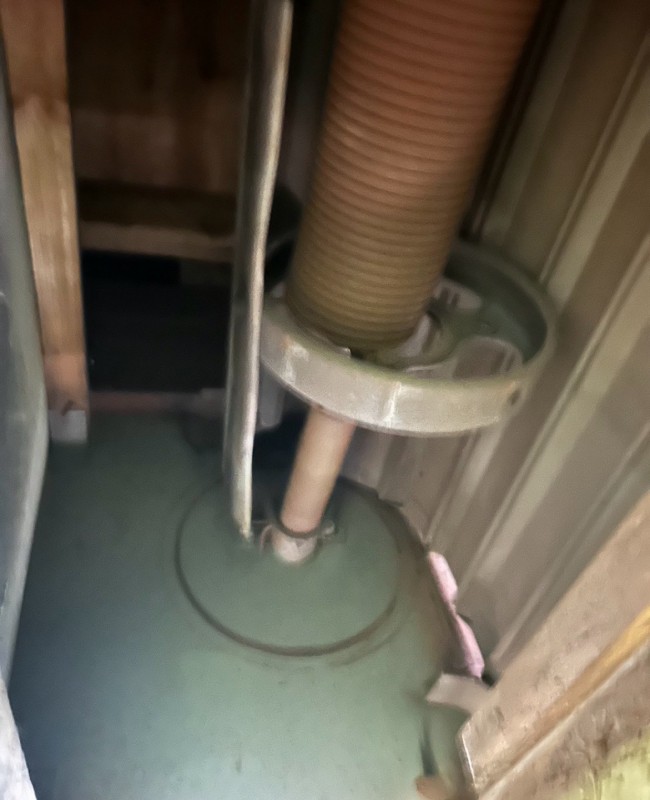 手動シャッター　シャフト交換