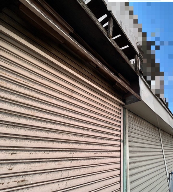 シャッターケース　交換工事