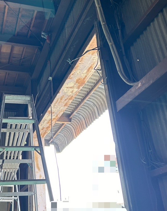 電動シャッター　交換工事