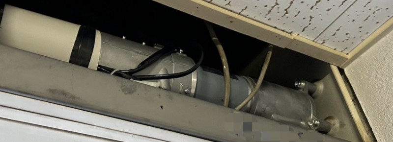 電動シャッター　開閉機交換工事