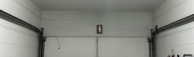 オーバードアシャッター　バネ交換工事