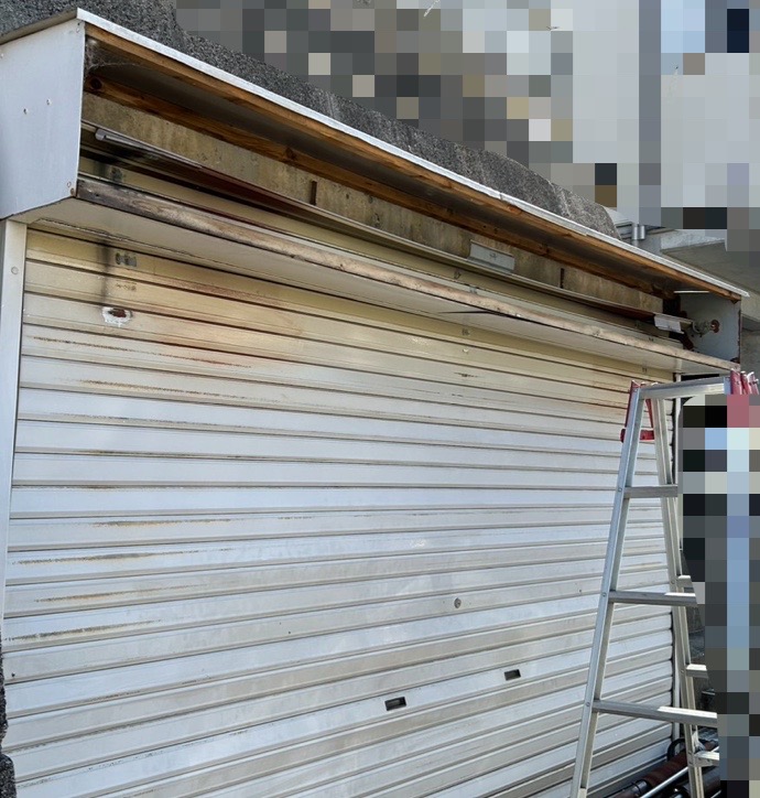 手動シャッターの電動化工事