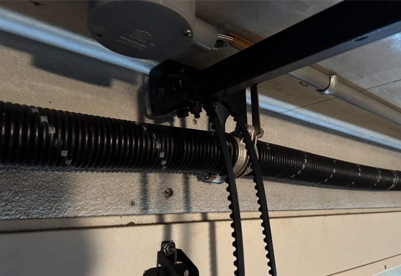 電動オーバードアシャッター　ベルト交換