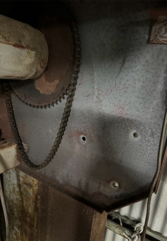 電動シャッター　開閉機交換工事