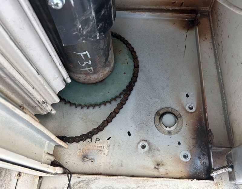 電動シャッター　開閉機交換工事