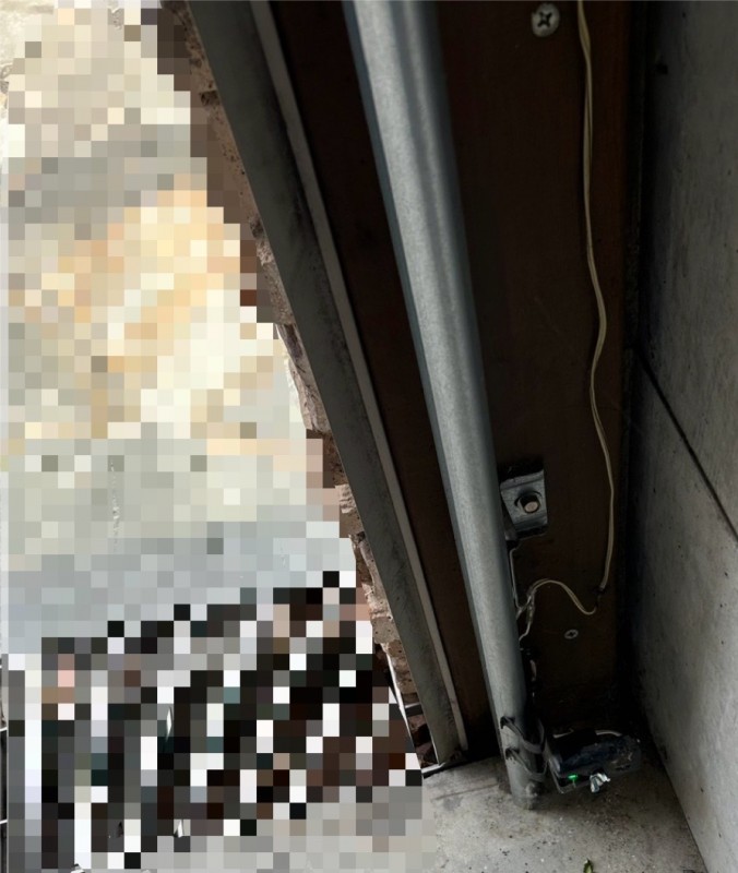 オーバードアシャッター　電動開閉機交換