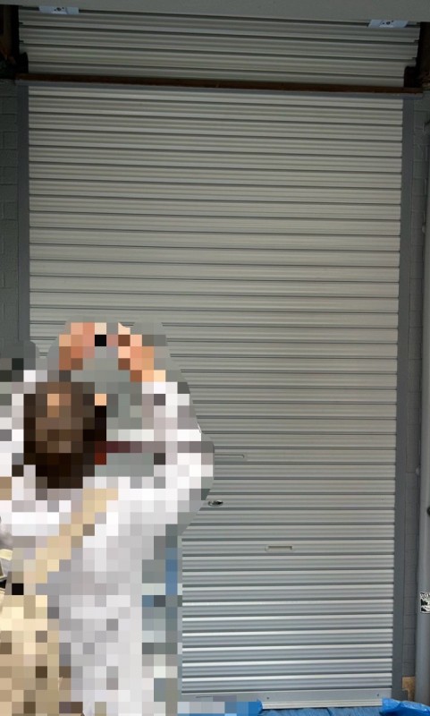 手動シャッター　スラット・シャフト交換