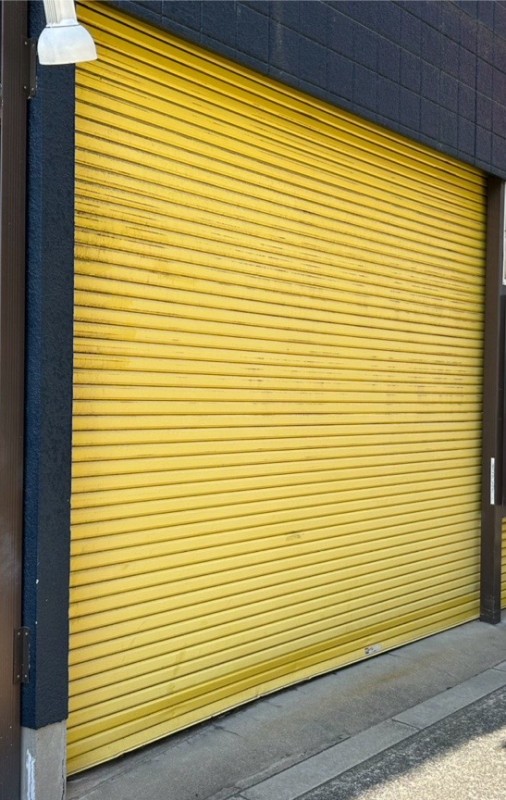 電動シャッター　スラット交換