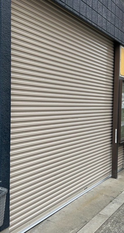 電動シャッター　スラット交換