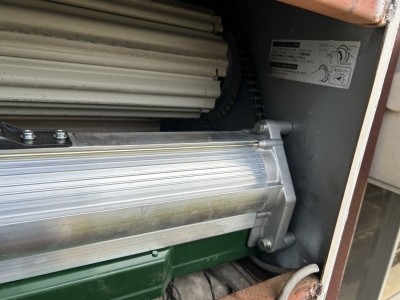 電動シャッター　開閉機交換工事