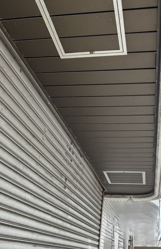 店舗　電動シャッター　開閉機交換工事