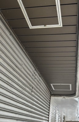 店舗　電動シャッター　開閉機交換工事