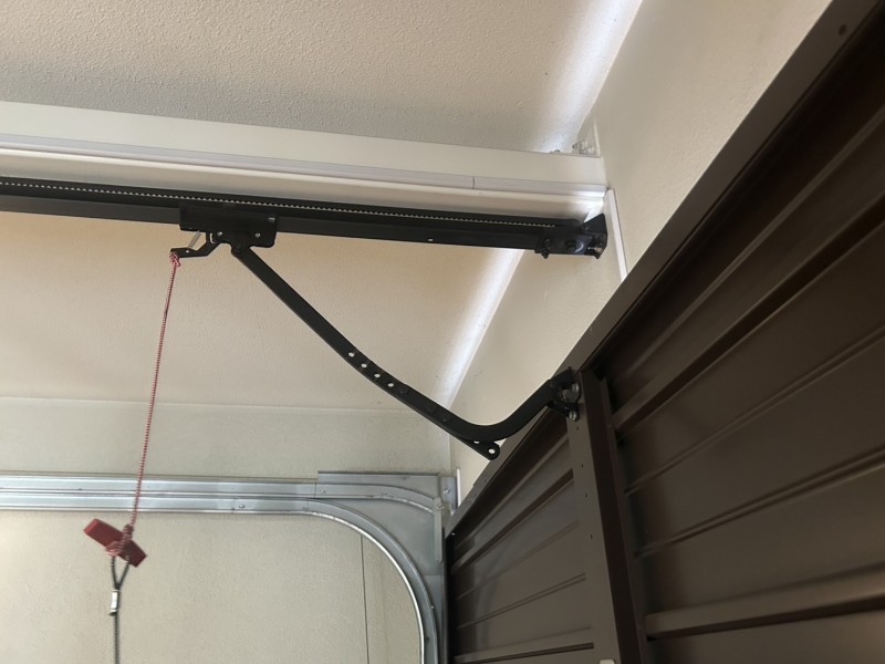 車庫　電動オーバードアシャッター　ベルト・ギア交換