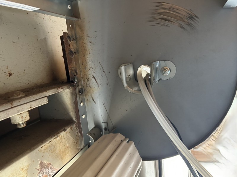 倉庫　手動シャッター　電動化工事