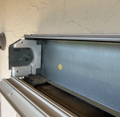 住宅窓電動シャッター　開閉機交換