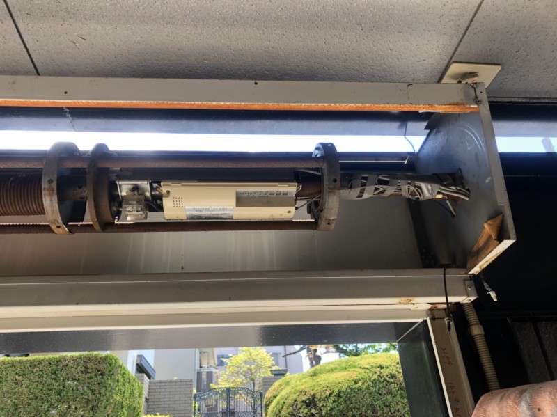企業電動シャッター修理