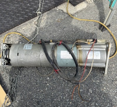 倉庫　電動シャッター　開閉機交換工事