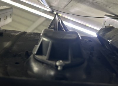 車庫　電動オーバードアシャッター　ベルトの交換工事