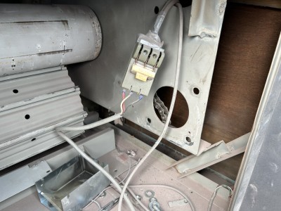 倉庫　電動シャッター　開閉機交換工事