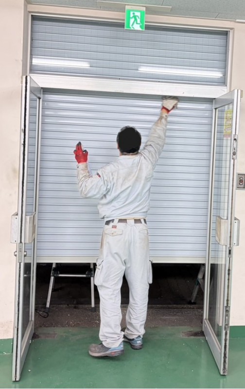 店舗　電動シャッター　動かない　　電動シャッター交換