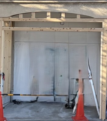 電動シャッター　新規設置工事