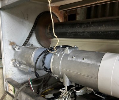 倉庫　電動シャッター工事