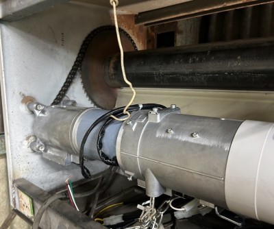 倉庫　電動シャッター工事