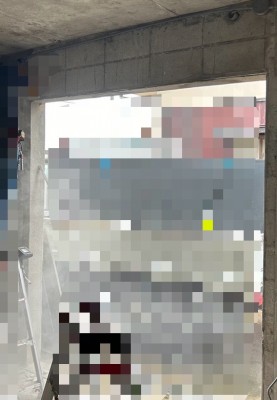 倉庫　手動シャッター交換